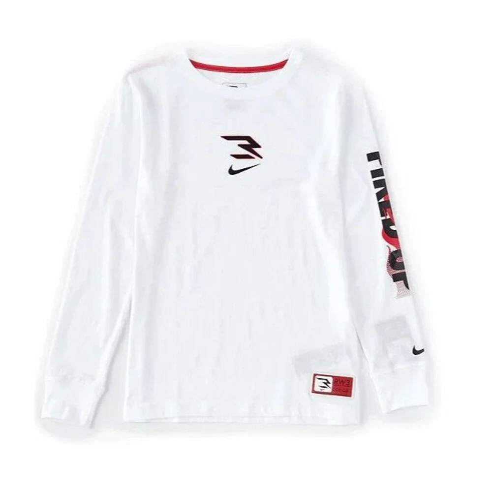 Nike 3BRAND By Russell Wilson 8-20 Long-Sleeve Fired Up‎ Graphic Tee, XL